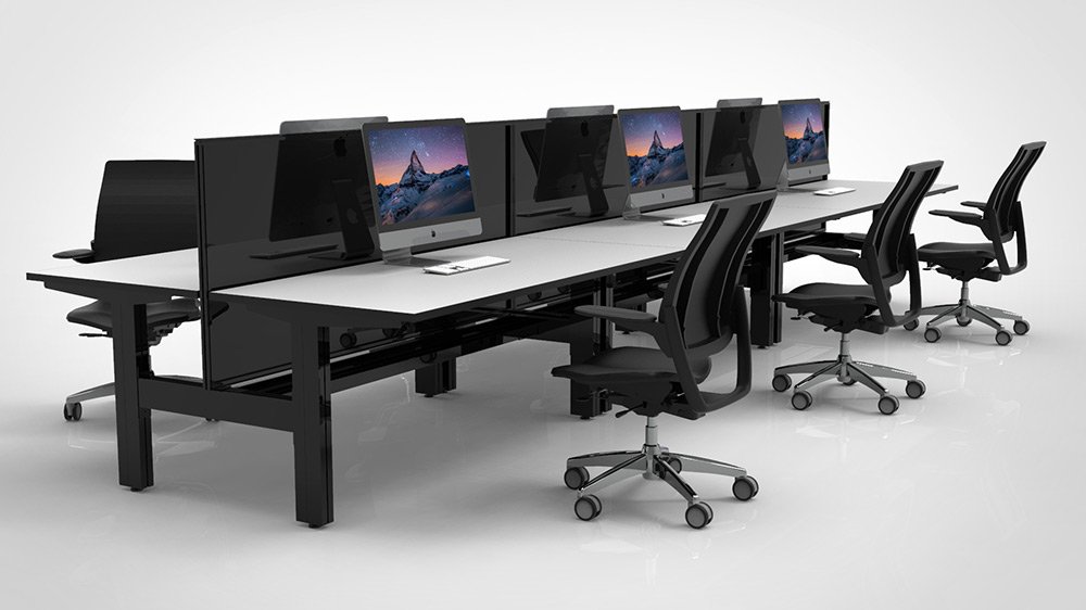 Phase Fixed Height Desk System