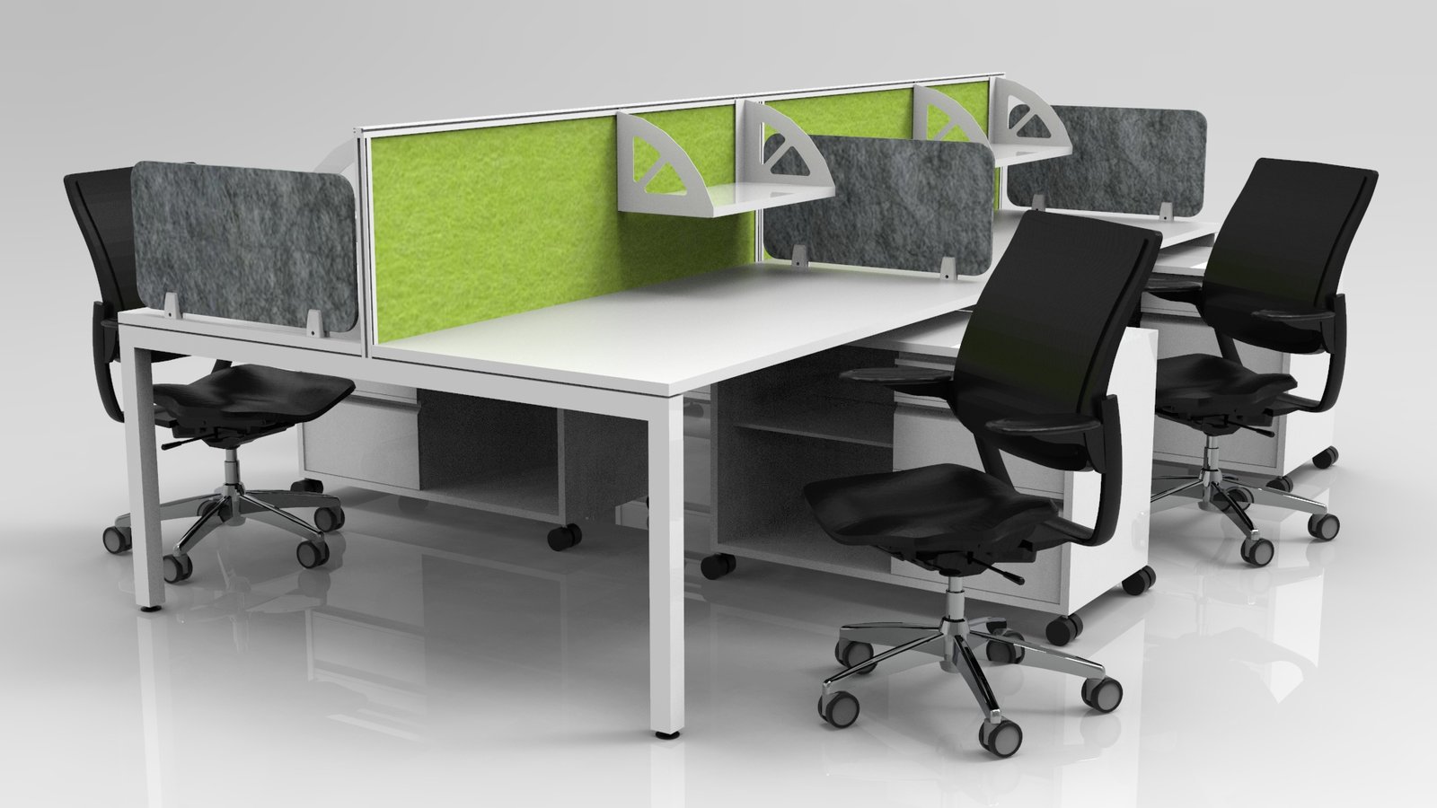 Style 50 Fixed Height Desk System
